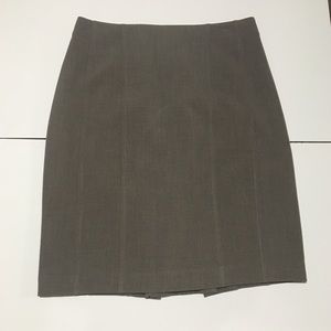 Express brown pencil skirt